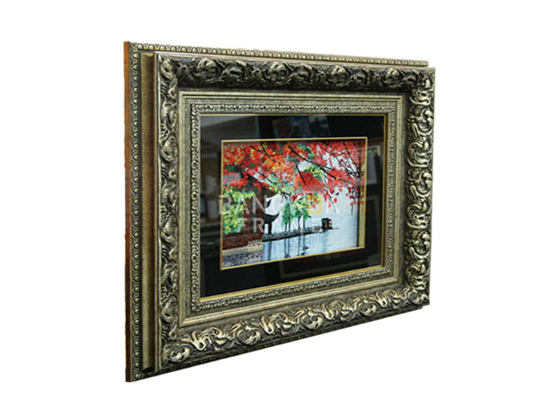 กรอบรูปภาพท้องพระโรงสมัยโบราณ